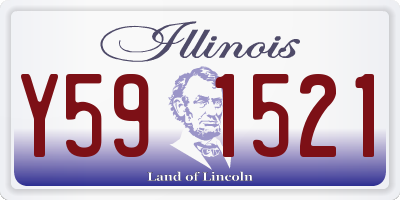 IL license plate Y591521