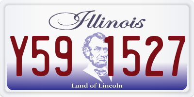IL license plate Y591527