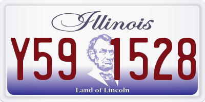 IL license plate Y591528