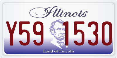IL license plate Y591530