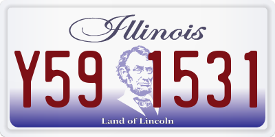 IL license plate Y591531