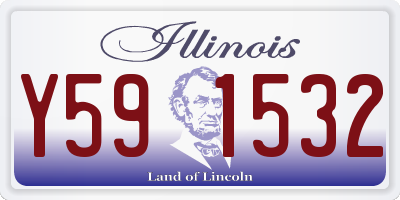 IL license plate Y591532
