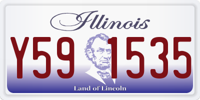 IL license plate Y591535