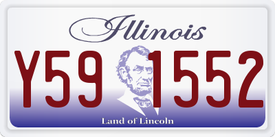 IL license plate Y591552