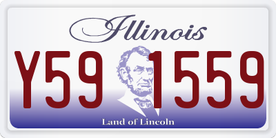 IL license plate Y591559