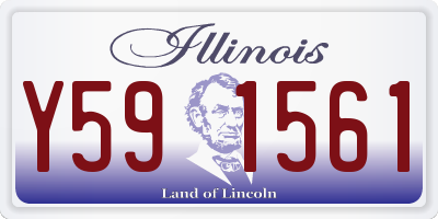IL license plate Y591561