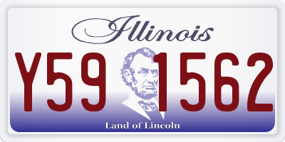 IL license plate Y591562