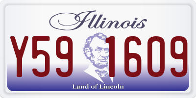 IL license plate Y591609