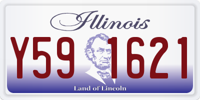 IL license plate Y591621
