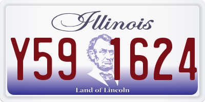 IL license plate Y591624