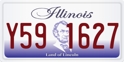 IL license plate Y591627