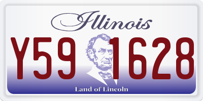 IL license plate Y591628