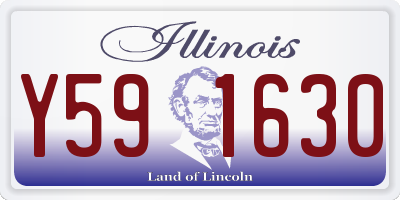 IL license plate Y591630