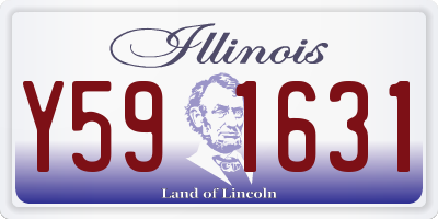 IL license plate Y591631