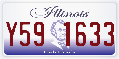 IL license plate Y591633