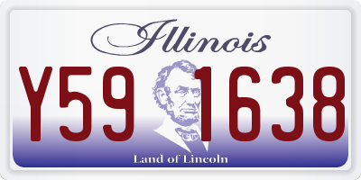 IL license plate Y591638