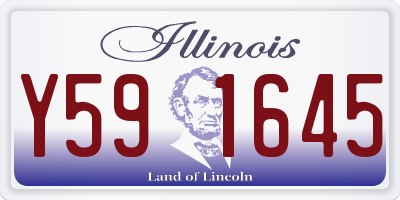 IL license plate Y591645