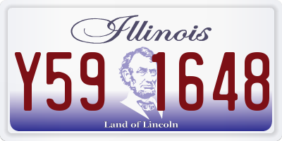 IL license plate Y591648