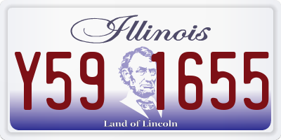 IL license plate Y591655
