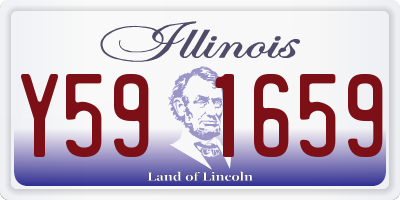 IL license plate Y591659