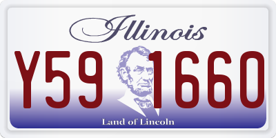 IL license plate Y591660