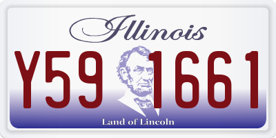 IL license plate Y591661