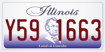 IL license plate Y591663