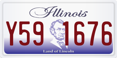 IL license plate Y591676