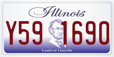 IL license plate Y591690