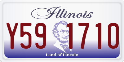 IL license plate Y591710
