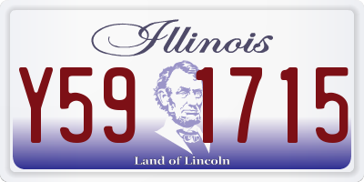 IL license plate Y591715