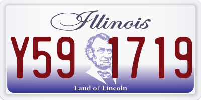 IL license plate Y591719