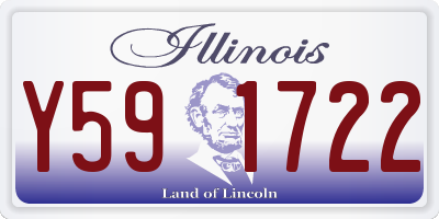IL license plate Y591722