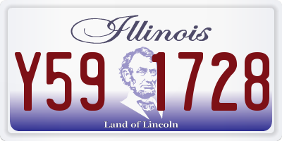IL license plate Y591728