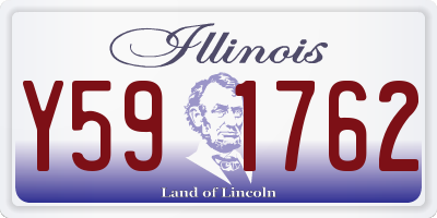 IL license plate Y591762