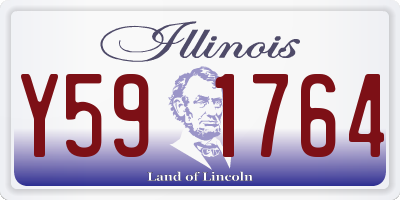 IL license plate Y591764