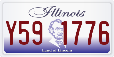 IL license plate Y591776