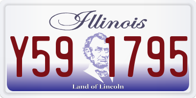 IL license plate Y591795