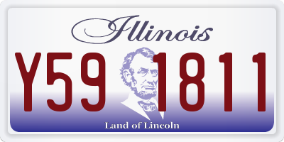 IL license plate Y591811