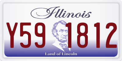 IL license plate Y591812