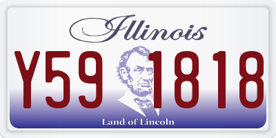 IL license plate Y591818