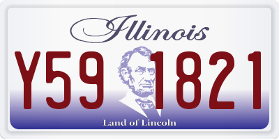 IL license plate Y591821