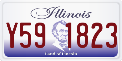 IL license plate Y591823