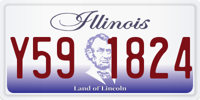 IL license plate Y591824