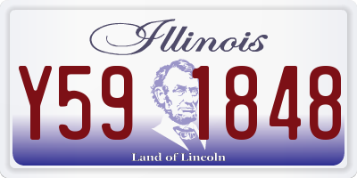 IL license plate Y591848