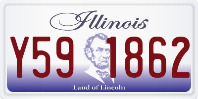 IL license plate Y591862