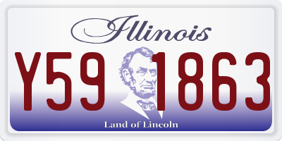 IL license plate Y591863