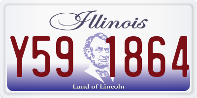 IL license plate Y591864
