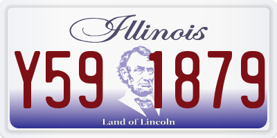 IL license plate Y591879
