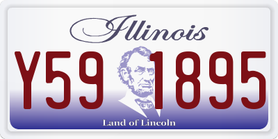 IL license plate Y591895